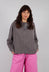 Relaxed Fit Cardigan in Dark Grey - 3457109