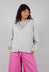 Relaxed Fit Cardigan in Light Grey - 3457109