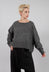 Relaxed Knitted Jumper in Dark Grey - 3480702