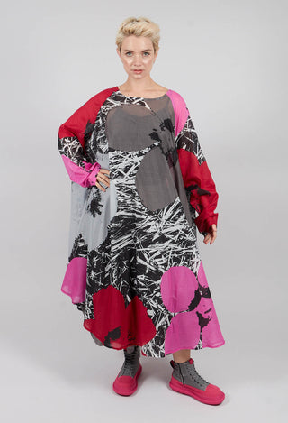 Oversized Cotton Dress in Colourful - 3600905