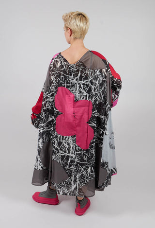 Oversized Cotton Dress in Colourful - 3600905