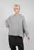 Relaxed High Neck Jumper in Light Grey - 3610704