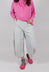 Pull On Balloon Leg Trousers in Light Grey - 3630104