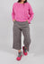 Pull On Straight Leg Trousers in Dark Grey - 3630105
