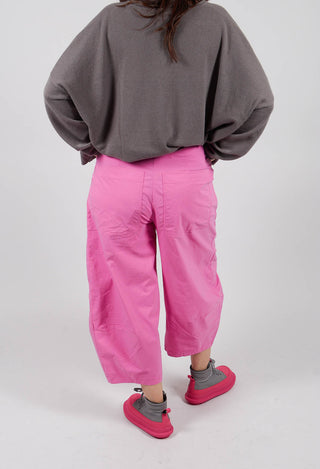 Balloon Leg Trousers with Circular Pocket Detail in Lily - 3630109