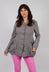 Jacket with Circular Pockets in Dark Grey - 3631111