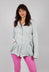 Jacket with Circular Pockets in Light Grey - 3631111
