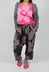 Jersey Balloon Trousers in Black Print - 3640108