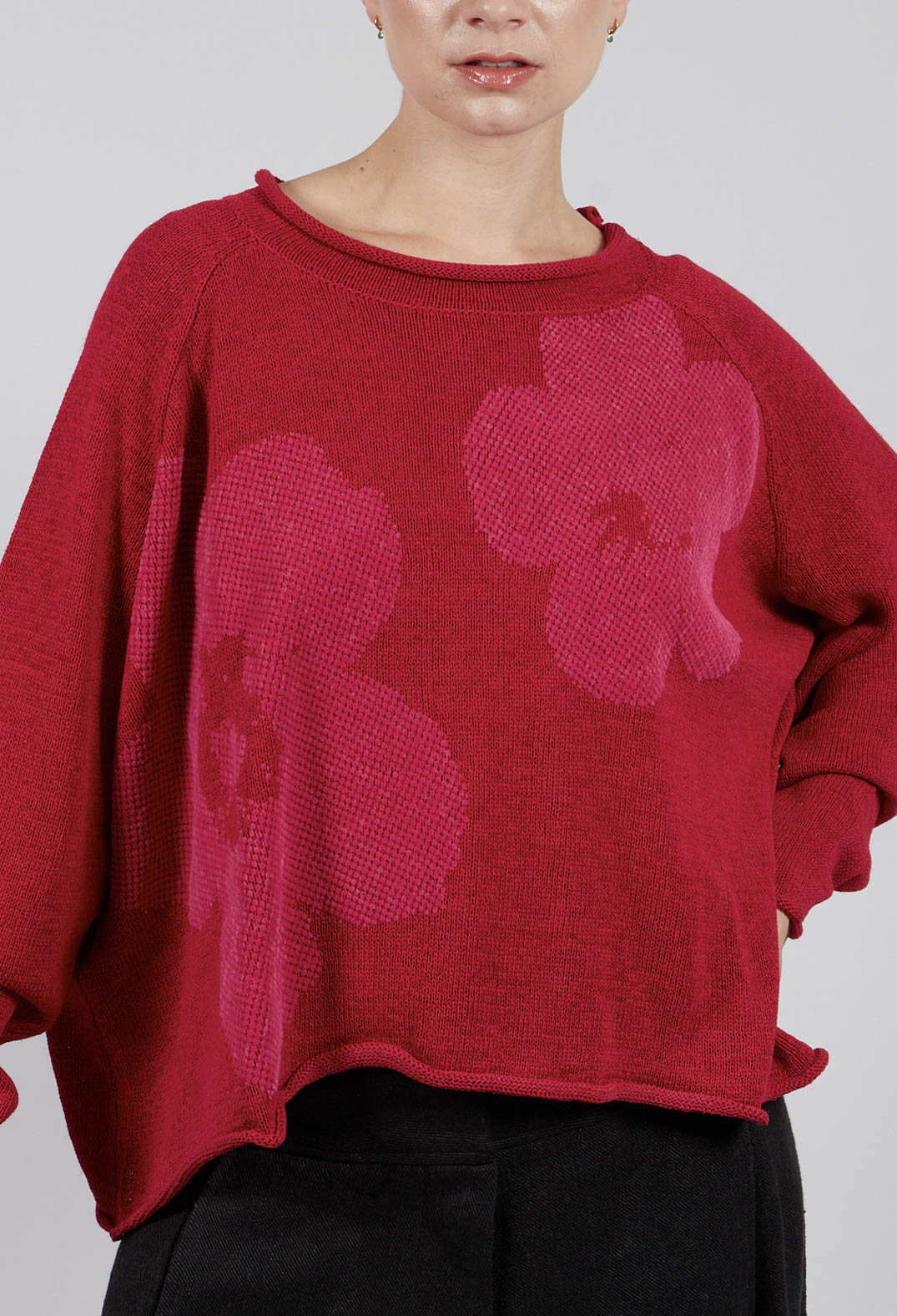 Short Jumper in Rose with Lotusflock - 3720704