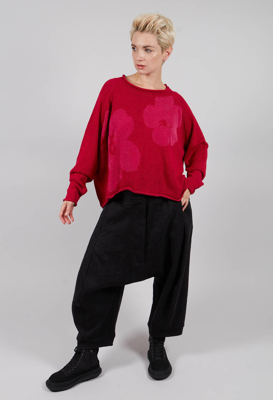Short Jumper in Rose with Lotusflock - 3720704