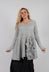 Jumper with Fabric Embellishment in Light Grey - 3890705