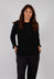 Fringed Sweater in Black