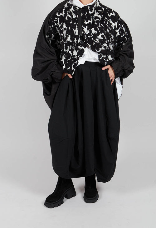 Asymmetric Skirt in Black