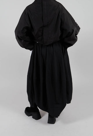 Asymmetric Skirt in Black