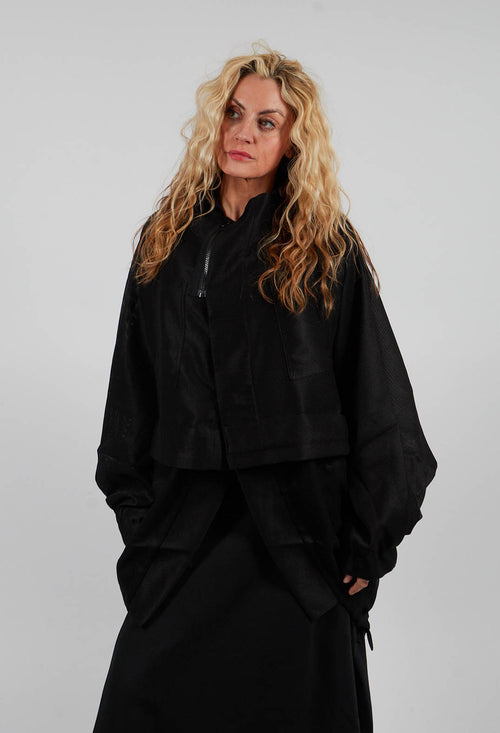 Bat Wing Jacket in Black