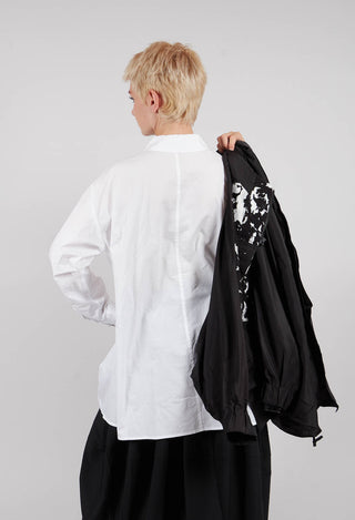 Asymmetric Shirt in White