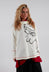 Cowl Neck Top in White