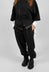 Pinstripe Trouser in Black