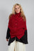 Cape Cardigan in Red