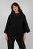 High Neck Top in Black