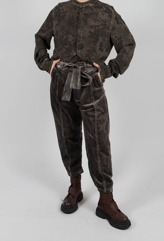 Relaxed Fit Trousers in Bengal Brown