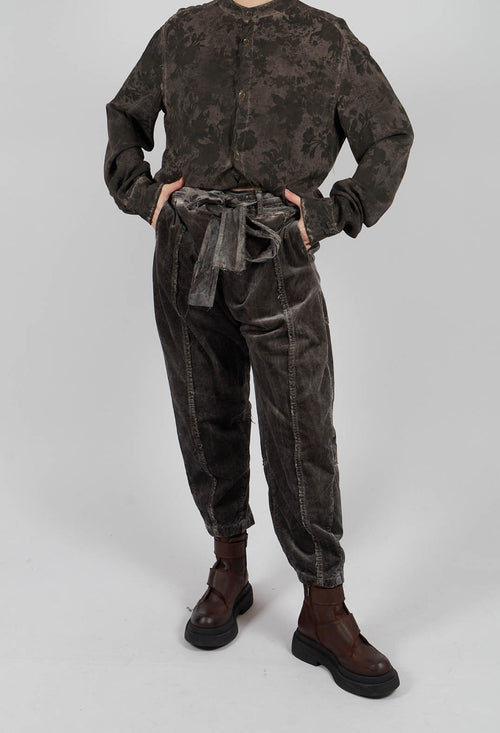 Relaxed Fit Trousers in Bengal Brown