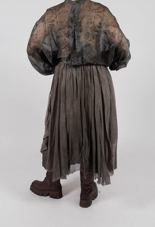A-Line Skirt in Bengal Brown