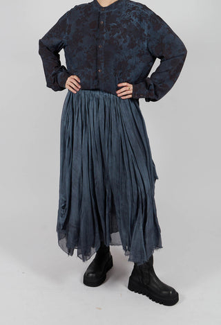 A-Line Skirt in Midnight Blue