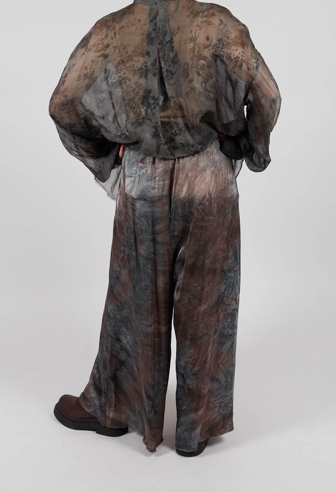 Palazzo Trousers in Bengal Brown