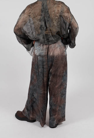 Palazzo Trousers in Bengal Brown