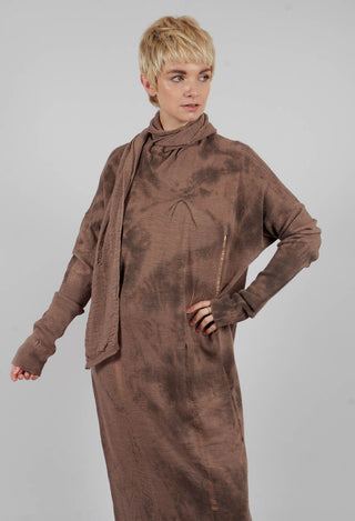Knitted Dress in Bengal Brown