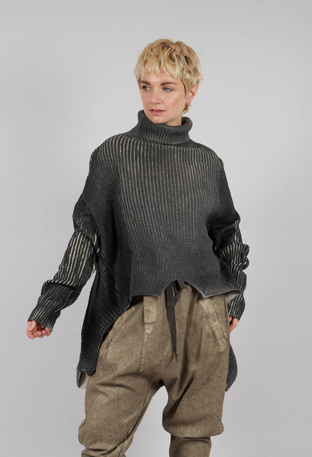 Jumper Dress in Ash Grey