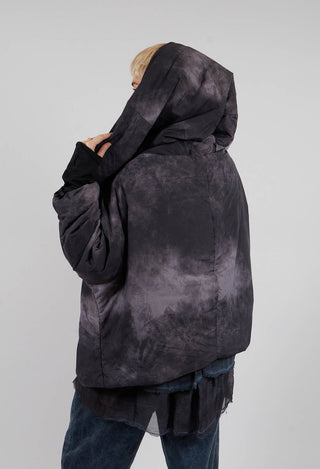 Boxy Padded Jacket in Ash Grey