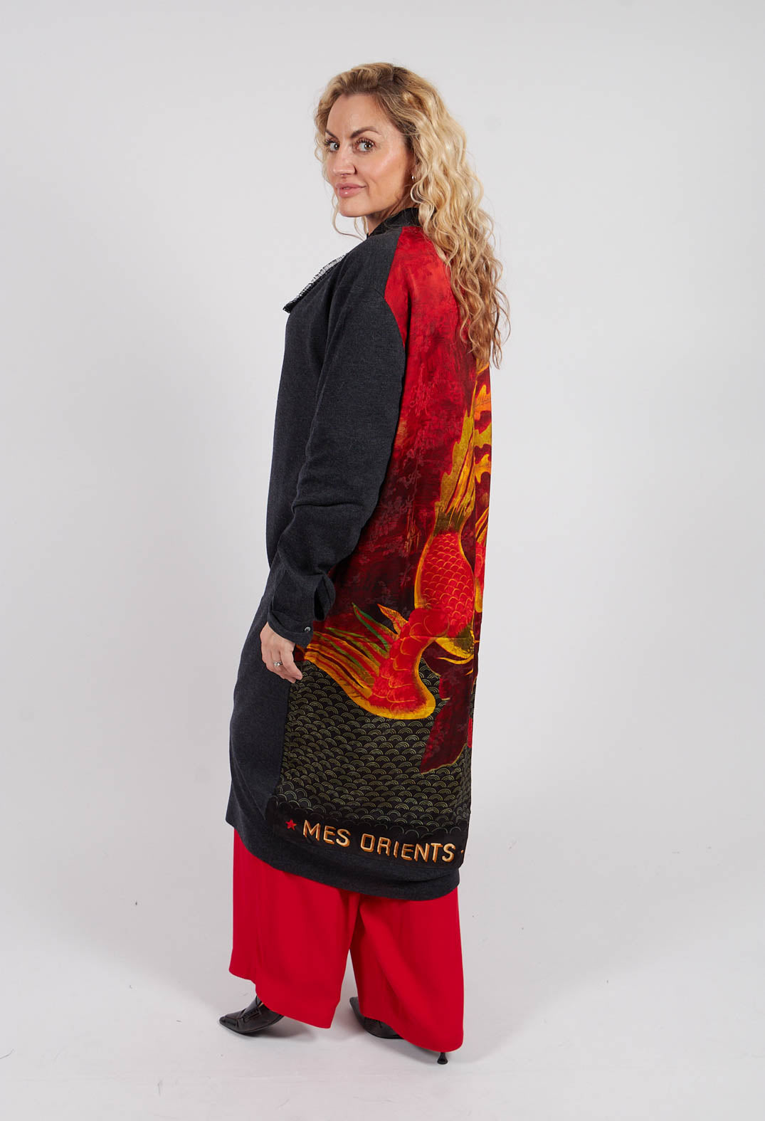 Flyn Cardigan in Charcoal