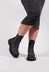 Ankle Boots with Front Zip in London Charcoal