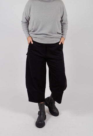 Mira F Trousers in Nero
