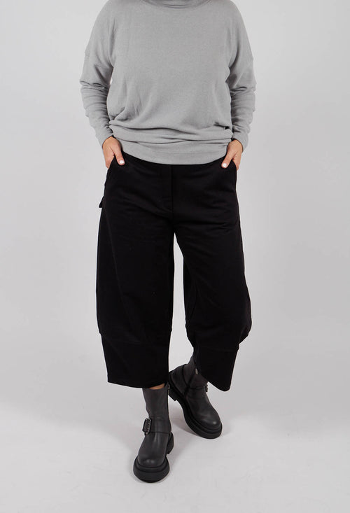 Mira F Trousers in Nero