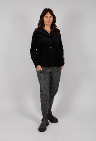 Terra J Trousers in Nero