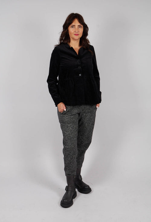 Terra J Trousers in Nero