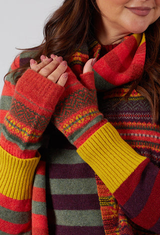 Stobo Open Mitt in Harissa