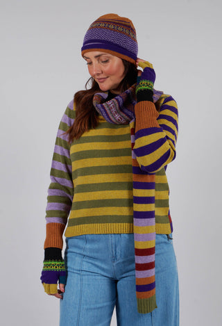 Stobo Beanie Hat in Mulberry