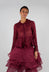 Parisa Blouse in Dark Plum