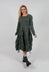 Claire Dress in Forest Green