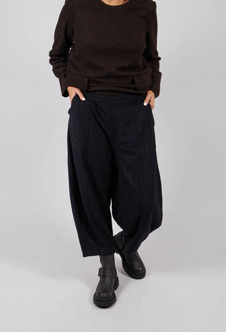 Natsuka Bottonato Trousers in Navy