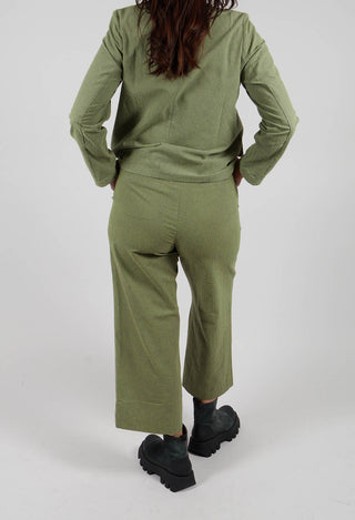 Ryo Check Trousers in Small Green and Navy