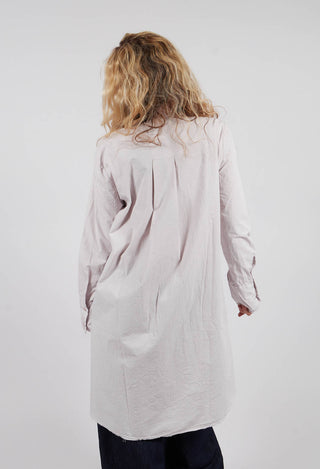 Longline Button Up Shirt in Polver