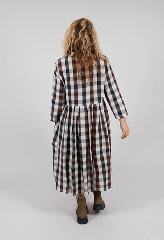 Button Up Dress in Country Check