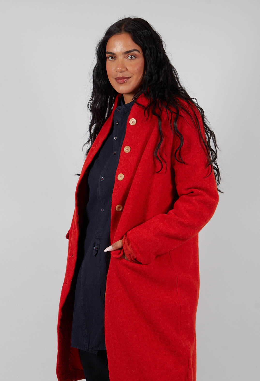 Marika Coat in Maple