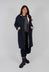 Mabel Coat in Navy Pinstripe