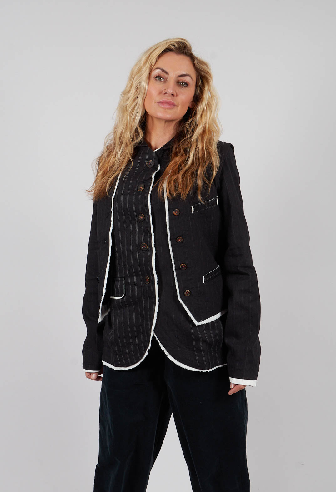 Ginette Gilet in Black